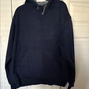 Raw Blue Collective Heavyweight Navy Blue Men's Hoodie Size XL